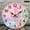 12x12in, variant on GONGXIFACAI 1pc Paper Craft Butterfly Floral Theme Silent Non Ticking Round Wall Clock, 10 inch Wall Clock Battery Operated Lobby Corridor Dining Room Bedroom Office Classroom