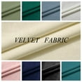 thumbnail image 5 of Soft Velvet Curtains, Light Filtering & Sound Dampening Window Treatments, Thermal Insulated Rod Pocket Drapes for Living Room & Bedroom, 2 Panels, 5 of 5