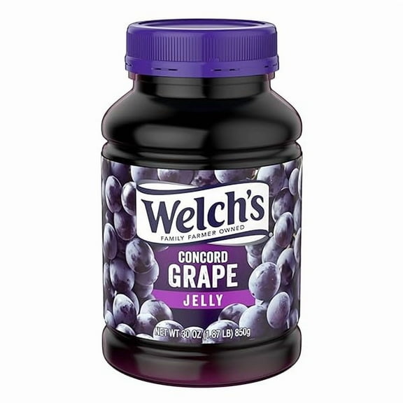 Welch's Concord Grape Jelly, 30 Oz Jar