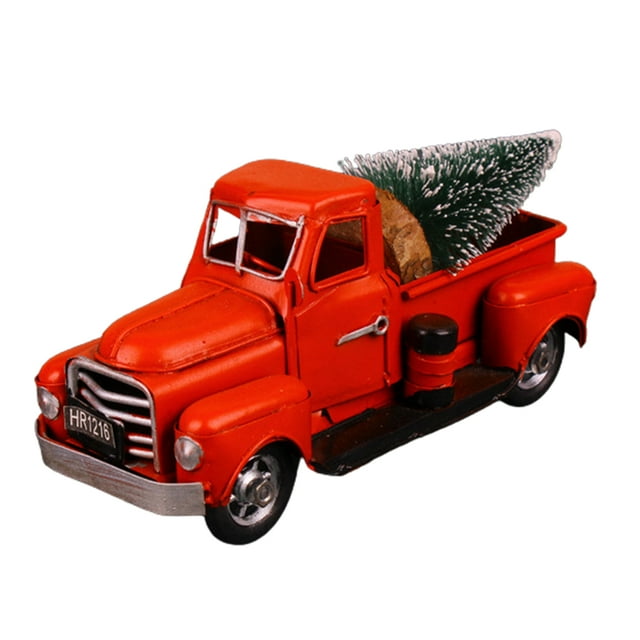 Vintage Metal Classic Rustic Pickup Truck Christmas Home Office Decor