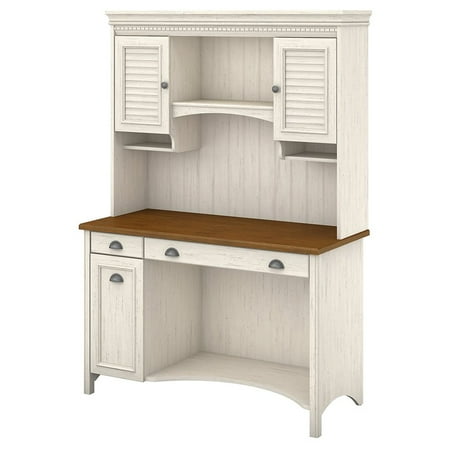 Bush Stanford Computer Desk With Hutch And Drawers In Antique White Bush Stanford Computer Desk with Hutch and Drawers in Antique White - Walmart.com - Bush Stanford Computer Desk With Hutch And Drawers In Antique White