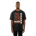 thumbnail image 4 of Men's New Era Black Chicago Bears Enzyme Washed Oversized T-Shirt, 4 of 5