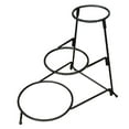thumbnail image 3 of enqiretly Support de Plat Présentoir à Vaisselle Support de Plat Plateau de Service 3 Niveaux de Service pour Plateau de Fruits Rond, 3 of 9