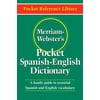 Pocket Reference Library: Merriam-Webster's Pocket Spanish-English Dictionary (Paperback)