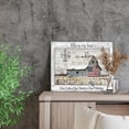 thumbnail image 3 of Rustic American Barn Canvas Wall Art Farmhouse Windmill Flag Pictures Wall Decor Vintage Barn Print Painting for Farm Room Living Room Home Decoration Framed 12X16 Inch, 3 of 6