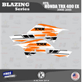 thumbnail image 3 of Kalair GFX Graphics Kit for Honda ATV TRX 400EX (2008-2016) Blazing Series, 3 of 5