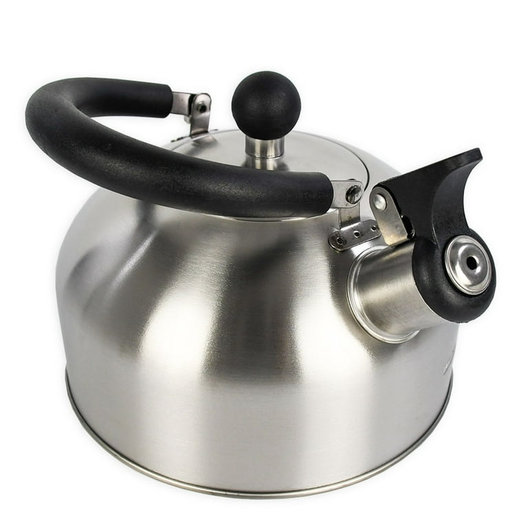 Whistling Electric Kettles Stainless Steel Teapot Tea Kettle With Wood –  BlueBalsamApothecary