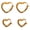 Gold, variant on 14K Gold Plating Heart Hoop Earrings for Women Small Heart Big Heart Shaped Huggie Hypoallergenic Cartilage Huggies Earings for Jewelry Gifts 2 Pairs
