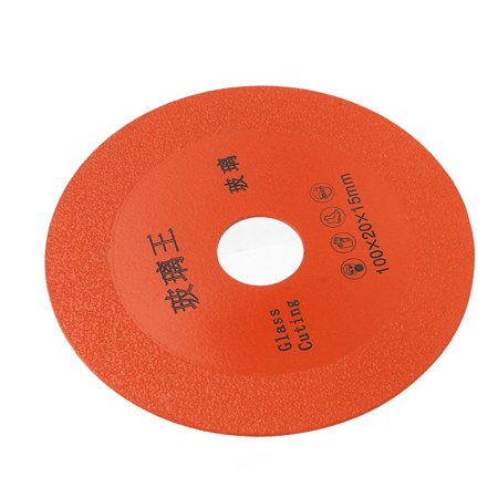

4in Glass Cutting Disc Carbide Substrate Saw Blade With Gasket For Wine Bottles Orange