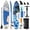 Blue, variant on Aprafie Inflatable Stand up Paddle Board, 11ft SUP Paddle Board with Non-Slip Deck, Hand Pump & Backpack for All Skill Levels, Blue
