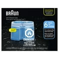 thumbnail image 2 of Braun Clean & Renew Refill Cartridges CCR, Replacement Shaver Cleaner Solution for Clean&Charge Cleaning System, Pack of 6, 2 of 15