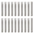 thumbnail image 1 of 3x25mm 304 Inoxidable Acero Espiga Pasadores, 50uds Moleteado Cabeza Plana Chaflanado Extremo Espiga Pasador, Madera Litera Cama Estante Picas Soporte Estantes Fijar Elementos, 1 of 6