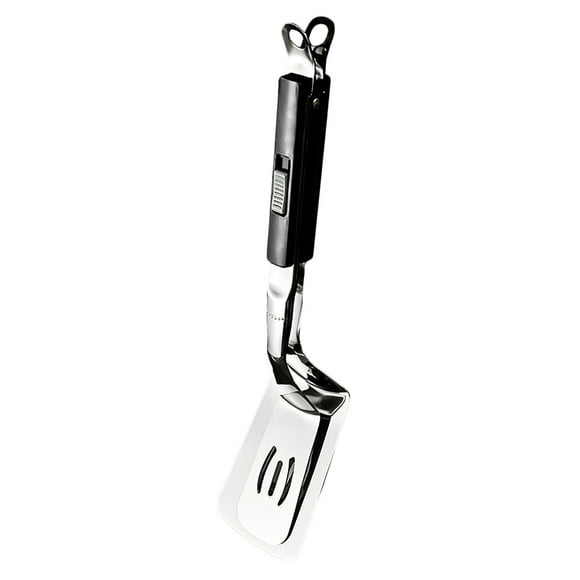 Espátula 2 en 1 de acero inoxidable 304 para huevos, pinza para pan/filetes/huevos, ideal para huevos, tortitas, pescado y tortillas. 1 unidad