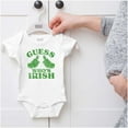 thumbnail image 5 of Funny Guess Who's Irish St Paddys Romper Boys or Girls Infant Baby Brisco Brands 24M, 5 of 6