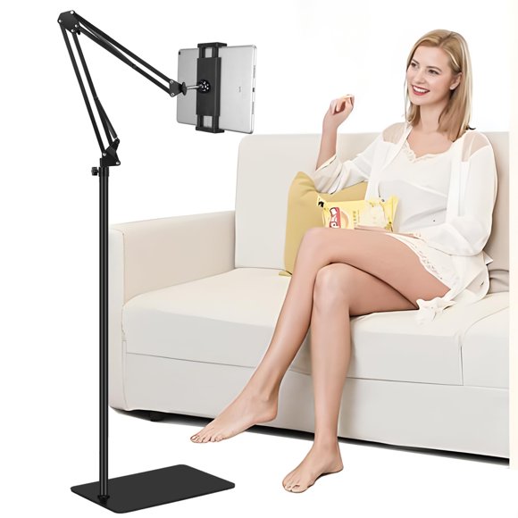 Soporte de suelo para tableta SAMHOUSING, base resistente ajustable