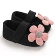 thumbnail image 2 of Chaussures Bébé Fille Confortables Couleurs Mixtes Fleur Mode Premiers Pas Chaussures Enfant, 2 of 9