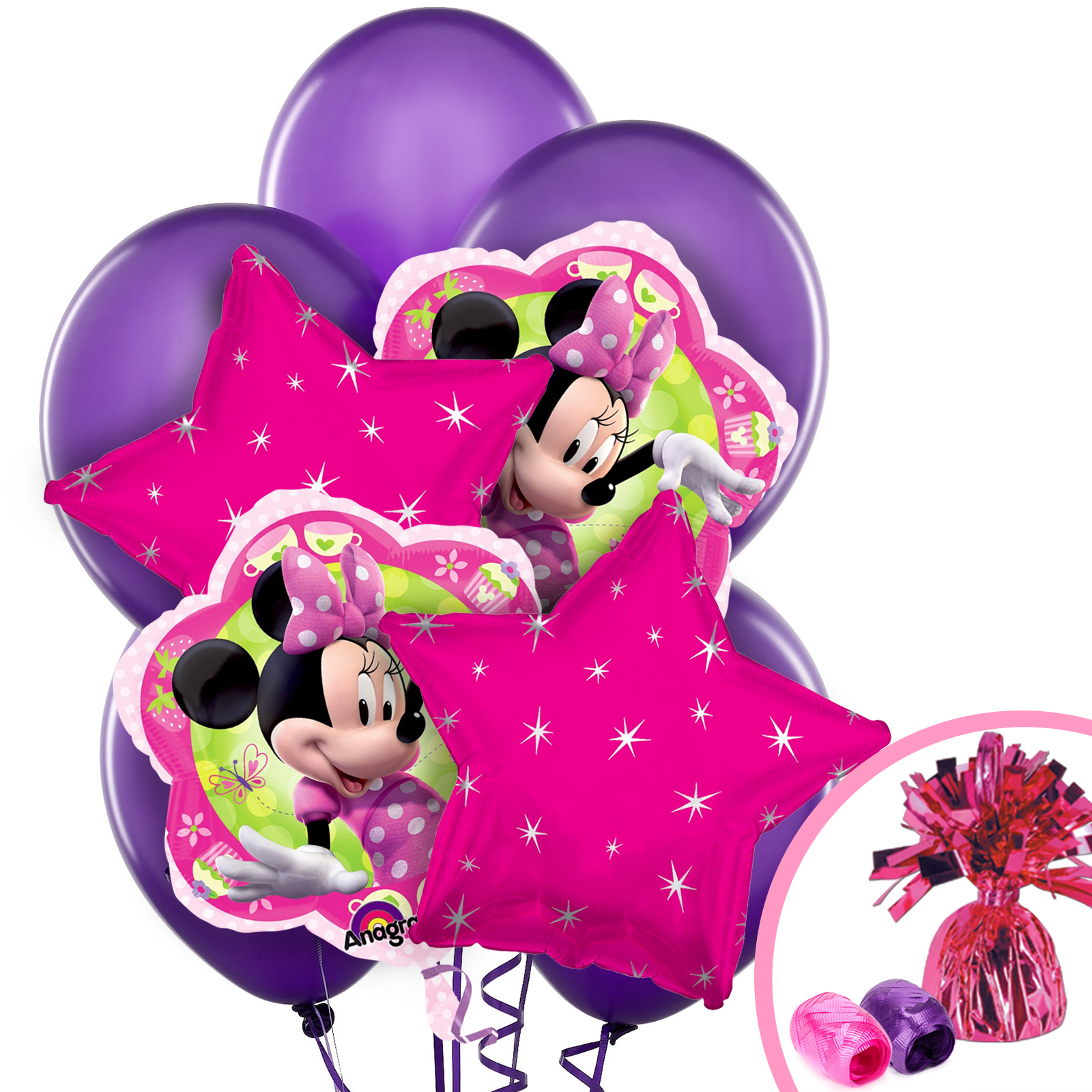 Minnie Mouse Party Balloon Kit Party Supplies Walmart