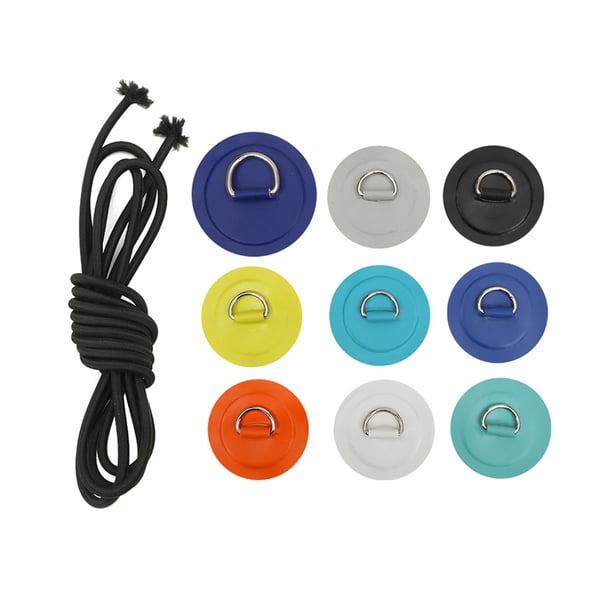 Soidarity Juego de almohadillas de anillo en D de 6 piezas, accesorios para barcos, tamaño pequeño profesional, anillos de cubierta de barco para Deportes acuáticos Soidarity OD027562-00