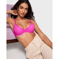 thumbnail image 4 of Women's Cosnufy Sheer Balconette Bra Demi Unlined Plunge Mesh See Through Sexy Bras Underwire, 4 of 6