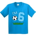 thumbnail image 3 of Inktastic I'm Six Sixth Birthday Soccer Youth T-Shirt, 3 of 5