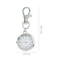 thumbnail image 4 of 2Pcs Round Keyring Watch Classic Nurse Students Pocket Watch Hanging Fob Watches, 4 of 6