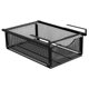 thumbnail image 5 of Cesta de almacenamiento debajo del estante, resistente, para armario, dormitorio o alacena. Diseño de gancho negro, 5 of 8