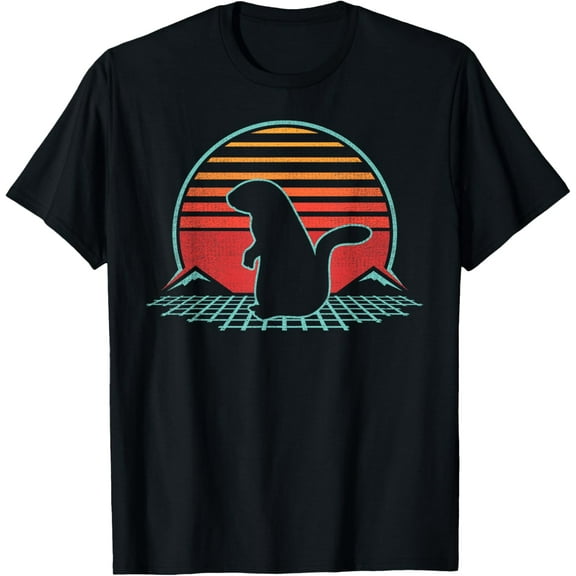 Groundhog Day Animal Retro Vintage 80s Style T-Shirt Shirts