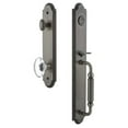 thumbnail image 2 of Grandeur Arcfgrpro_Esetd_Na Arc Solid Brass Rose Dummy Full Plate 'F' Grip Handleset -, 2 of 5