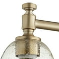 thumbnail image 3 of 5122-3-280-Quorum Lighting-Rossington - 3 Light Bath Vanity in style - 21.5 inches wide by 9 inches high-Aged Brass Finish-Clear Glass Color, 3 of 7