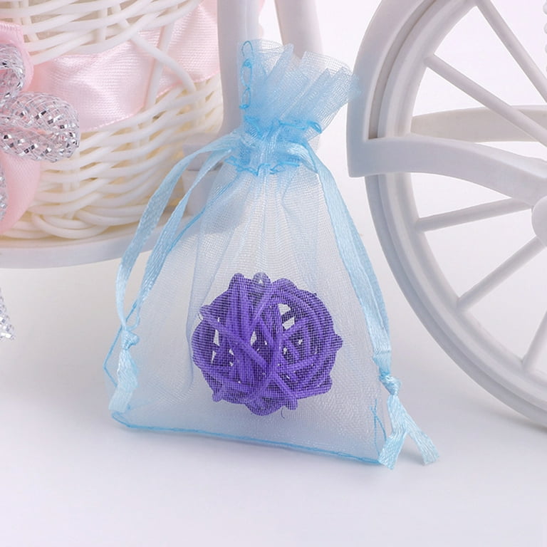 Buy MOTYAWN 100pcs White Organza Bags 2x3 inch Sheer Drawstring Gift Bags  Jewelry Pouches Wedding Party Christmas Favor Gift Bags, Little Mesh Gift Pouches  Mini Candy Bags for Small Presents Earrings Online