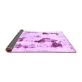 thumbnail image 2 of Ahgly Company Indoor Square Abstract Purple Modern Area Rugs, 7' Square, 2 of 4