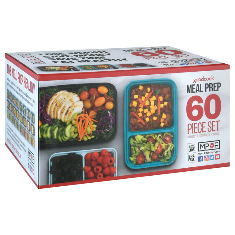 Good Cook Meal Prep 120-Piece Containers Set