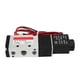 thumbnail image 3 of Válvula de aire solenoide eléctrica 4V210 08 Válvula de aire solenoide duradera confiable de 5 vías y 2 posiciones para automóvil, 3 of 12
