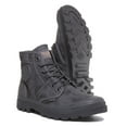 thumbnail image 5 of Palladium Pallabrouse Wax Unisex Lace Up Canvas Ankle Boot In Grey Size 7, 5 of 6