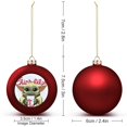 thumbnail image 2 of Bolas de Navidad de Baby Yoda, decoración navideña, decoración para fiestas, adornos para árboles, 2 of 5