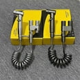 thumbnail image 3 of Stainless steel toilet handheld bidet double outlet angle valve Grey, 3 of 5