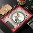 thumbnail image 7 of Valentine'S Day Love Print Dining Linen Table Mats Kitchen Accessories 4/6pcs Placemat Coasters Pads Bowl Cup Mat Home r, 7 of 7