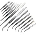 thumbnail image 1 of 2pcs/set Multi-popuse Stainless Steel Tweezers High-precision Household Medical Extension Long Elect, 1 of 5
