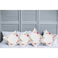 thumbnail image 2 of Ambesonne Exotic Throw Pillow Cover 4 Pack, Seashells Flower Star, 18", Beige Fuchsia, 2 of 5
