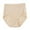 Beige, variant on Cotton High Rise Underwear Women High Waist Full Coverage Soft Ladies Briefs Panties Breathable Stretch Cotton 5 Pack for Daily Comfort Tummy Support,Blackish Green,L