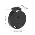 thumbnail image 2 of 1 Pcs CR/LIR2450 Porte-Batterie Bouton-Pièce Horizontal Noir Étui de Rangement, 2 of 4