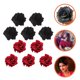 thumbnail image 2 of 10 piezas de pinzas para el pelo con forma de rosa, para playa, para novias y bodas., 2 of 6