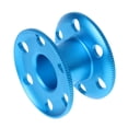 thumbnail image 1 of koolsoo Aluminum Scuba Diving Finger Spool Diving Reel Snorkeling Guide Line Spool Blue, 1 of 9