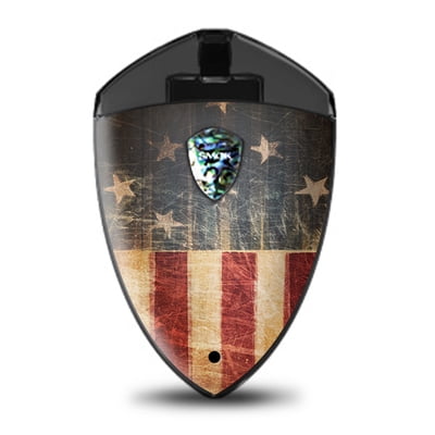 Skin Decal for Smok Rolo Badge Pod vintage american Costa Rica