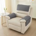 thumbnail image 2 of Housse d'Accoudoir de Sofa, Housse d'Accoudoir Imperméable pour Fauteuil Inclinable avec Pochette, 1 Place Gris Foncé, 2 of 5