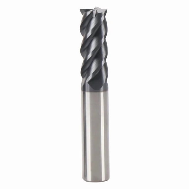 Solid Alloy Milling Cutter 4E 1-20mm 4-Fute End Mill Milling Cutter , High Precision