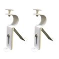thumbnail image 1 of 2Pcs Curtain Rod Brackets Curtain Hanger Drapery Holders Hardware Universal Support Rack for 1inch to 11inch Drapes Rod, 1 of 5