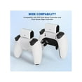 thumbnail image 2 of Bloc-piles Rechargeable Compatible avec Manette Dualsense/Edge PS5, Kit de Lecture et de Recharge pour Manette Playstation 5, 2000 mAh avec Indicateur LED, Câble de Chargement USB Type-C, 2 of 7