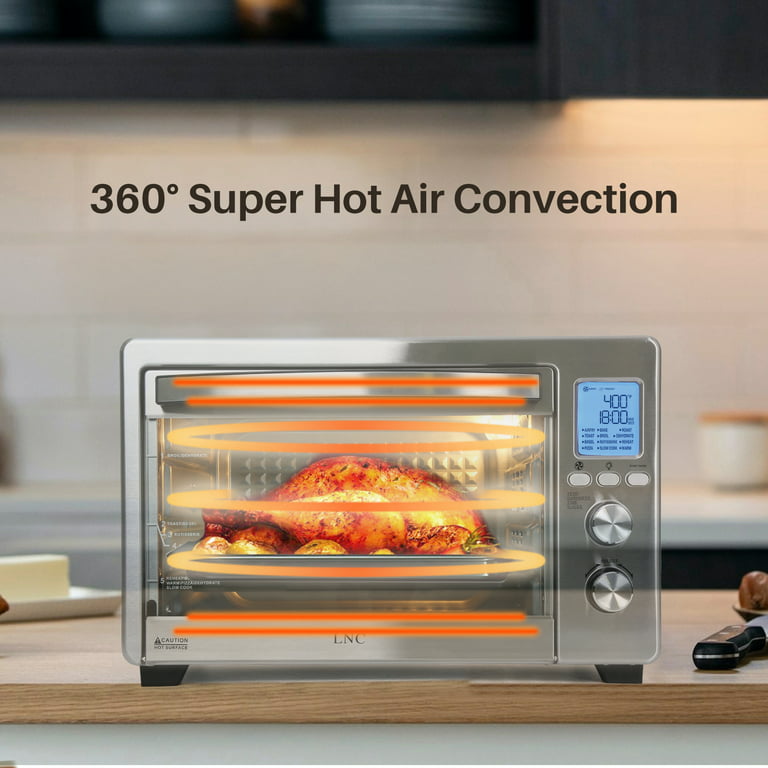 NuWave Bravo XL Air Fryer Toaster Smart Oven, 30-qt XL Capacity 12-in-1 Countertop Grill/Griddle Combo, Cooking, Size: One size, Silver