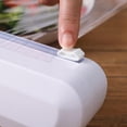 thumbnail image 4 of Dispensador de Envoltura de Alimentos, de Película Adhesiva, Caja de Soporte de Almacenamiento para Cocina , Blanco A, 37x5.2x6.2cm Gloria Dispensador de film transparente, 4 of 6